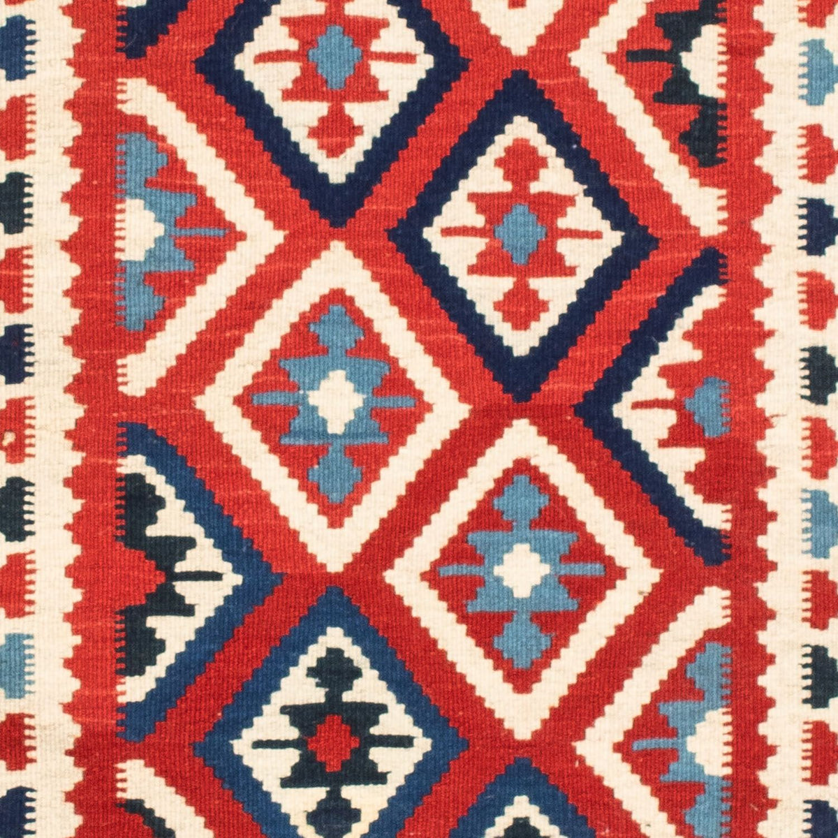 Tapis Kelim - Oriental carré  - 104 x 103 cm - beige