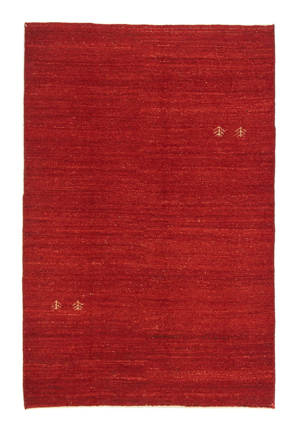 Tapis Gabbeh - Persan - 175 x 116 cm - rouge