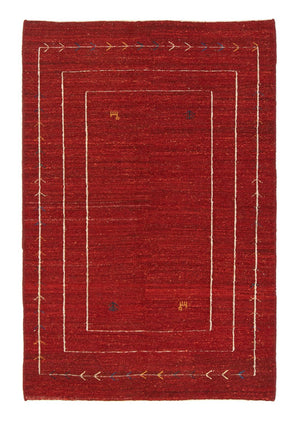 Tapis Gabbeh - Persan - 173 x 114 cm - rouge