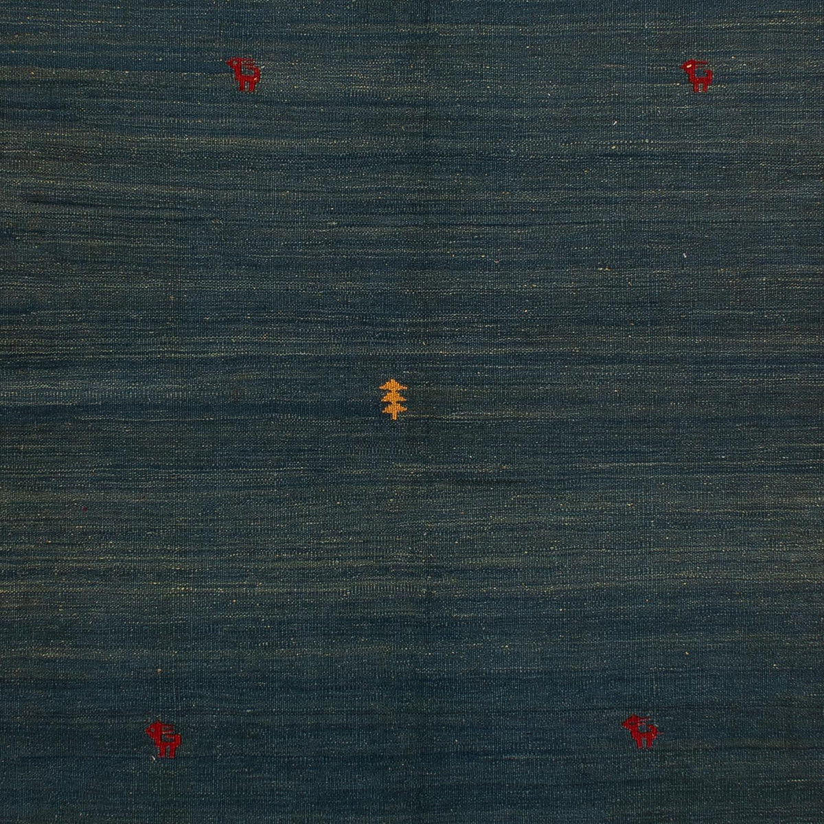 Tapis Kelim - Oriental - 203 x 146 cm - bleu foncé
