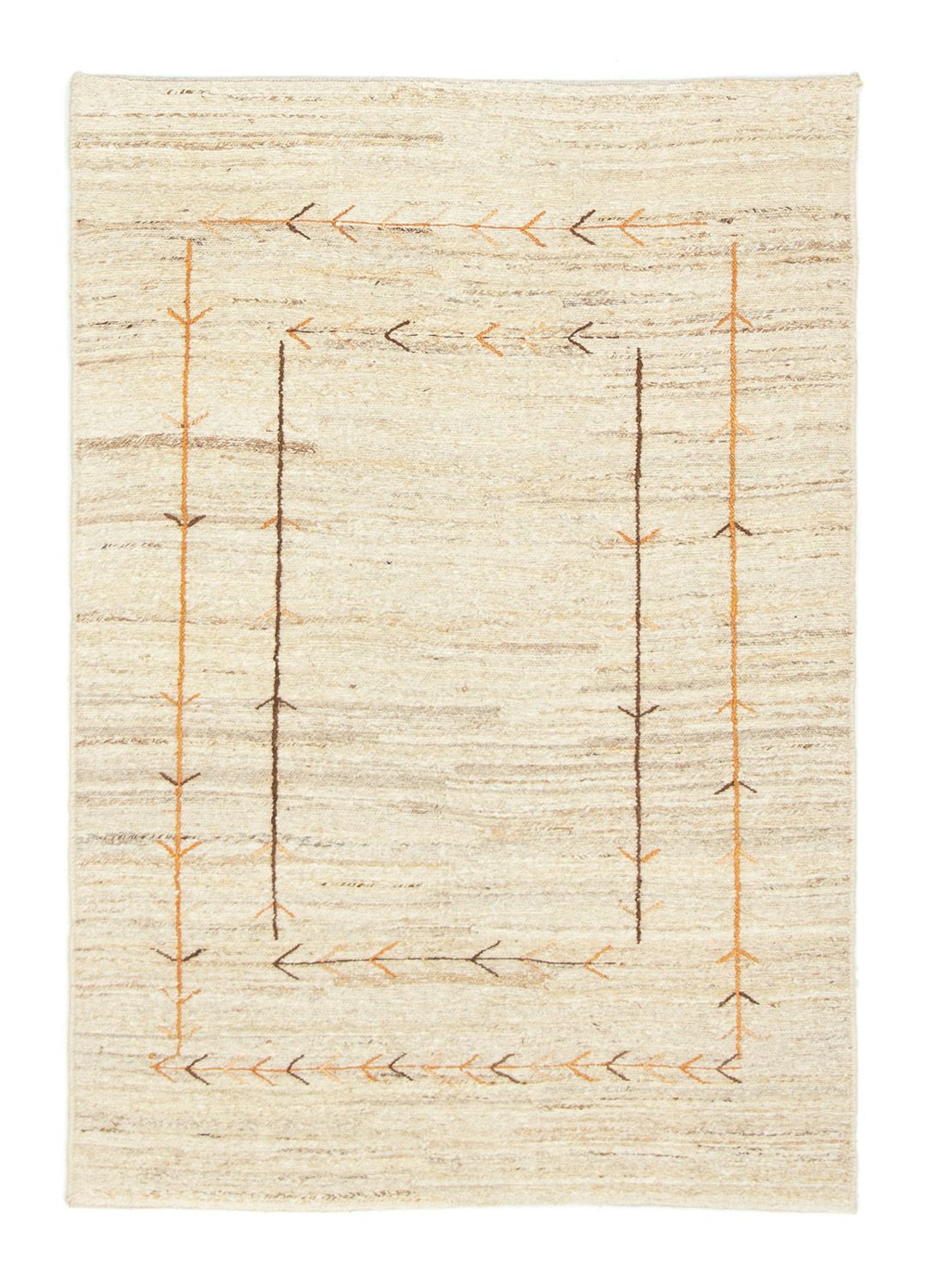 Tapis Gabbeh - Persan - 147 x 100 cm - beige