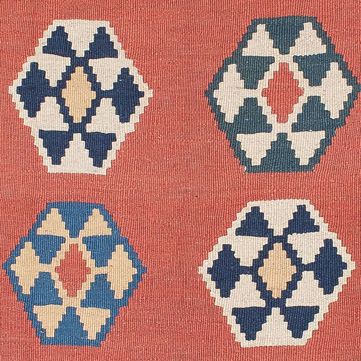 Tapis Kelim - Oriental - 191 x 122 cm - bleu foncé
