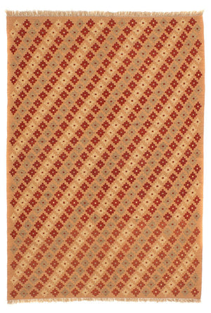 Tapis Kelim - Oriental - 214 x 158 cm - marron clair