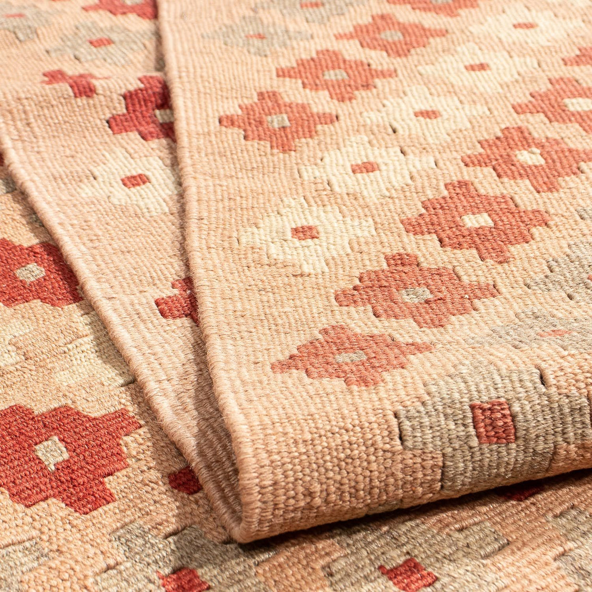 Tapis Kelim - Oriental - 214 x 158 cm - marron clair