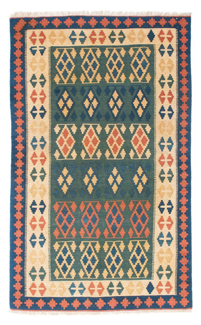 Kilim de Fars 121x198cm - bleu