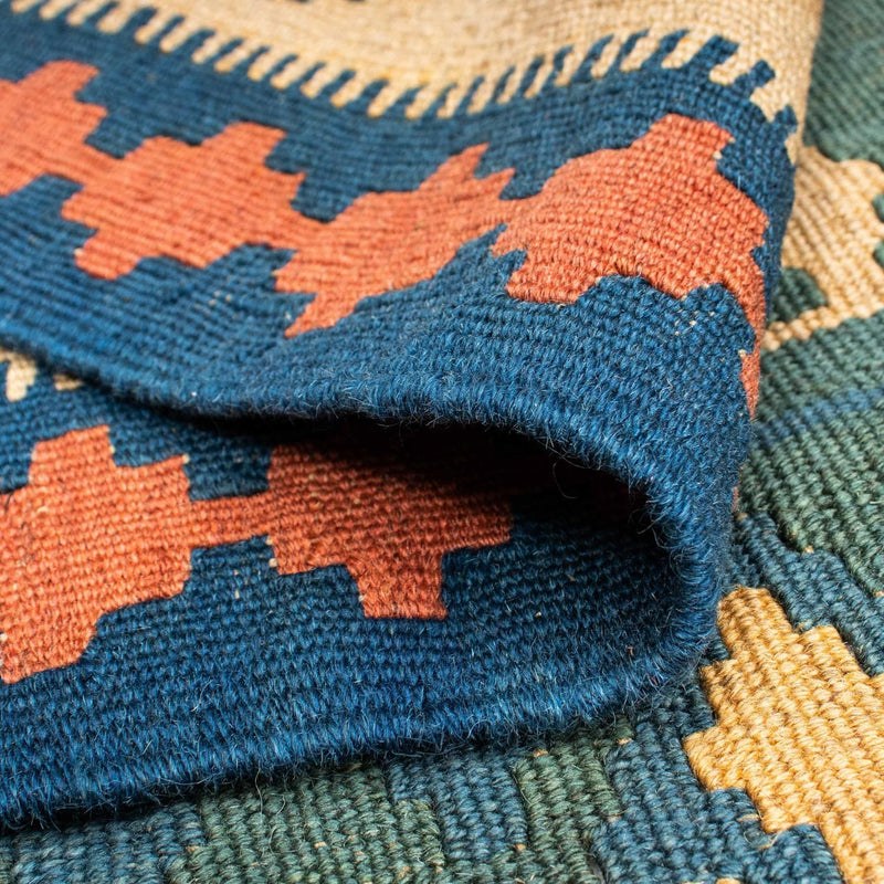 Tapis Kelim - Oriental - 198 x 121 cm - bleu