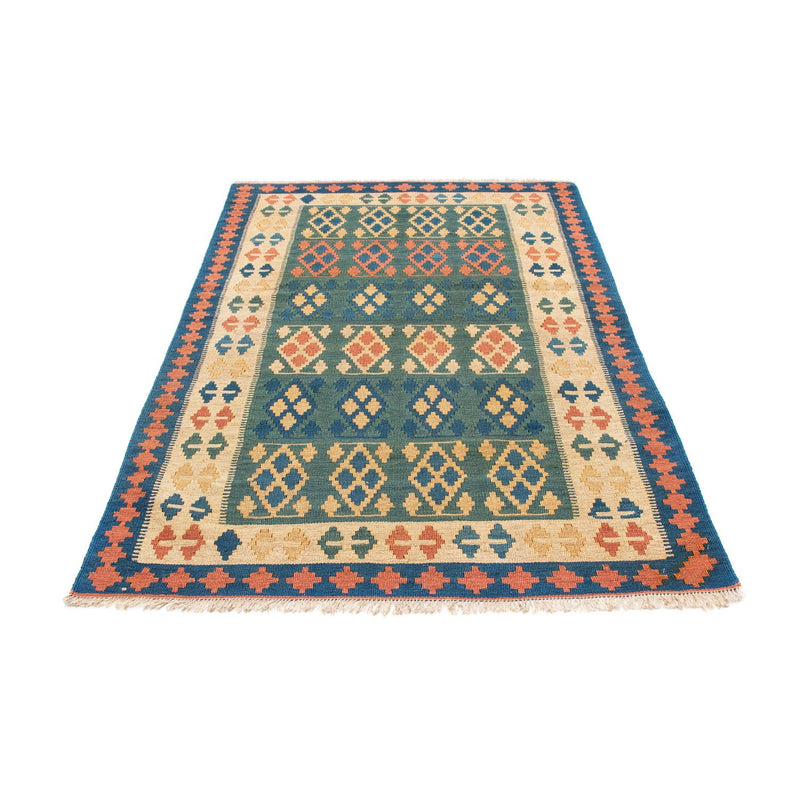 Tapis Kelim - Oriental - 198 x 121 cm - bleu