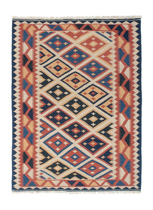 Tapis Kelim - Oriental - 174 x 124 cm - multicolore
