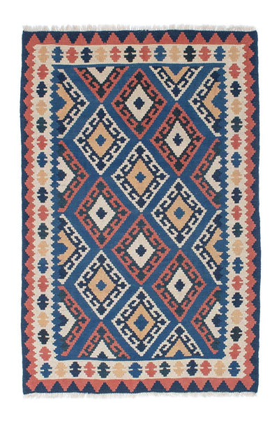 Kilim de Fars 115x172cm - bleu