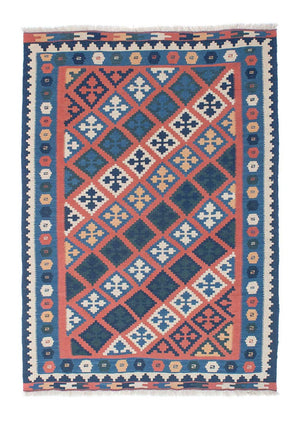 Tapis Kelim - Oriental - 186 x 133 cm - multicolore