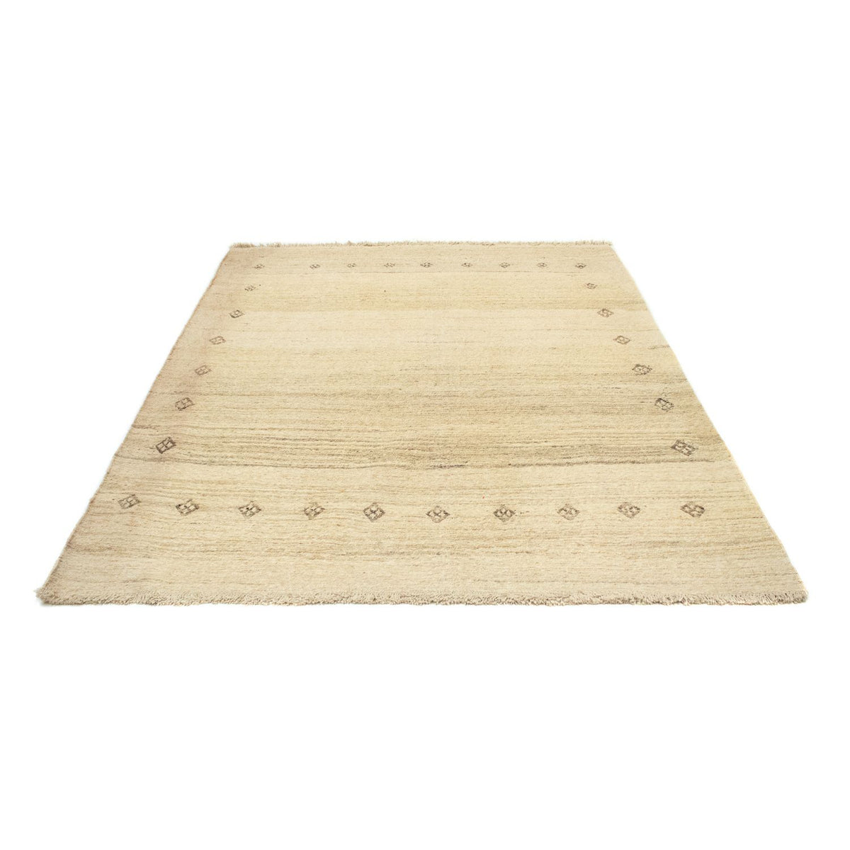 Tapis Gabbeh - Persan - 202 x 163 cm - beige