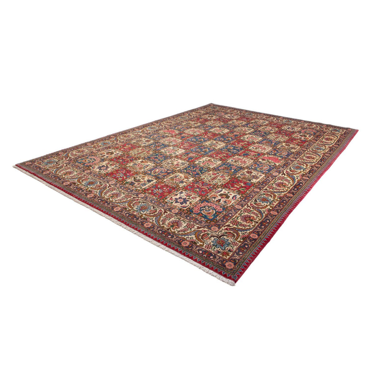 Tapis persan - Nomadic - 363 x 253 cm - rouge foncé