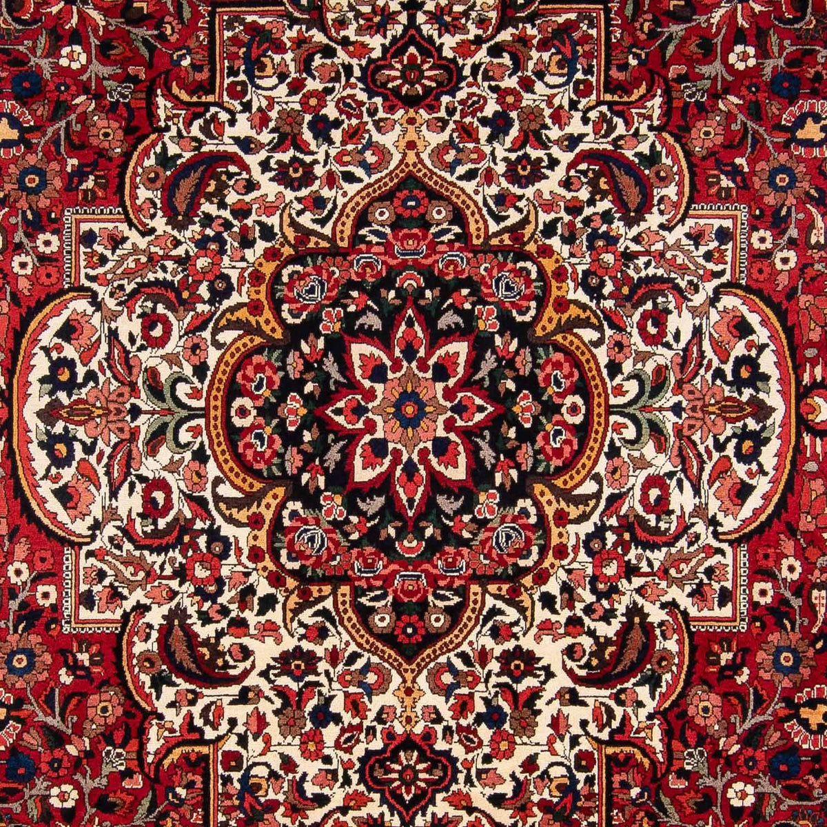 Tapis persan - Nomadic - 354 x 260 cm - rouge foncé