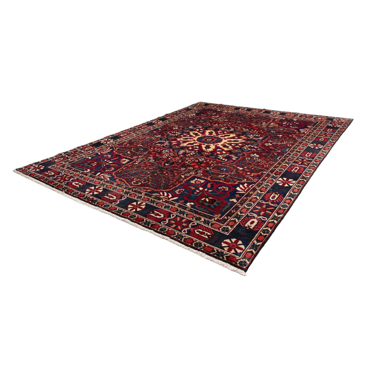 Tapis persan - Nomadic - 360 x 268 cm - rouge foncé