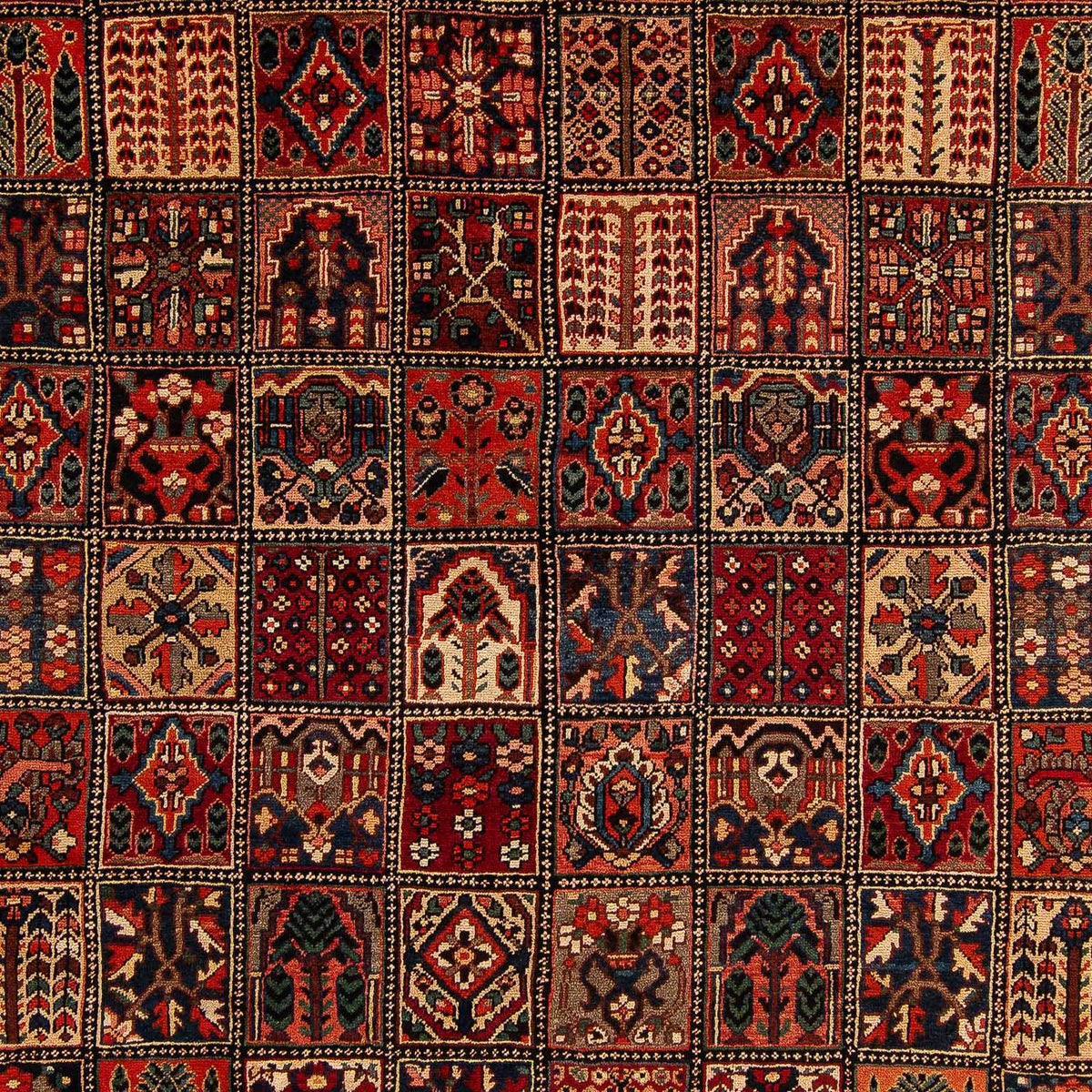 Tapis persan - Nomadic - 351 x 302 cm - rouge foncé