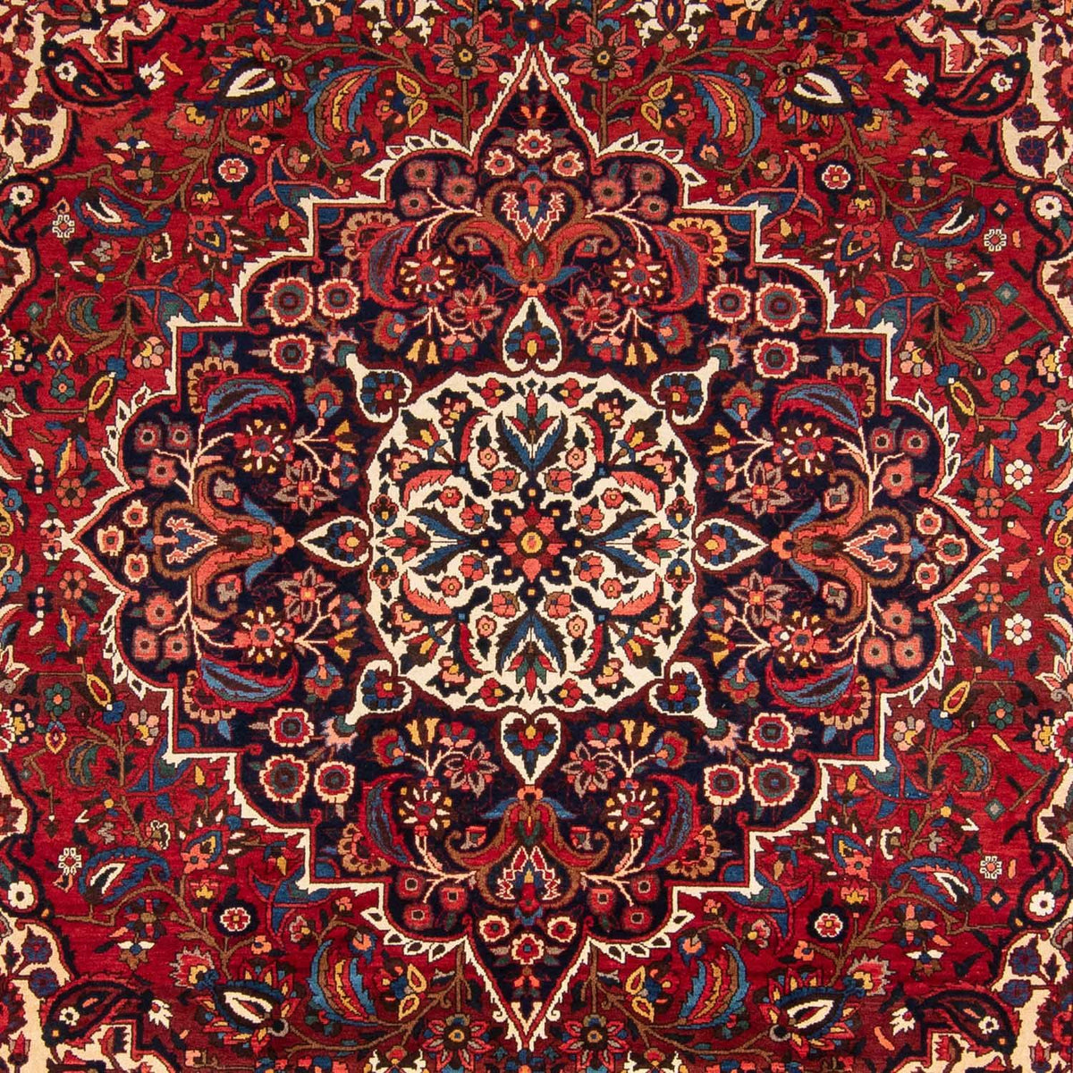 Tapis persan - Nomadic - 360 x 272 cm - rouge foncé
