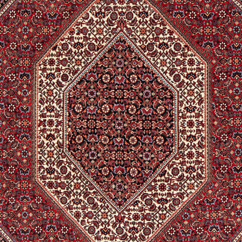 Tapis persan - Bidjar - 237 x 173 cm - rouge foncé