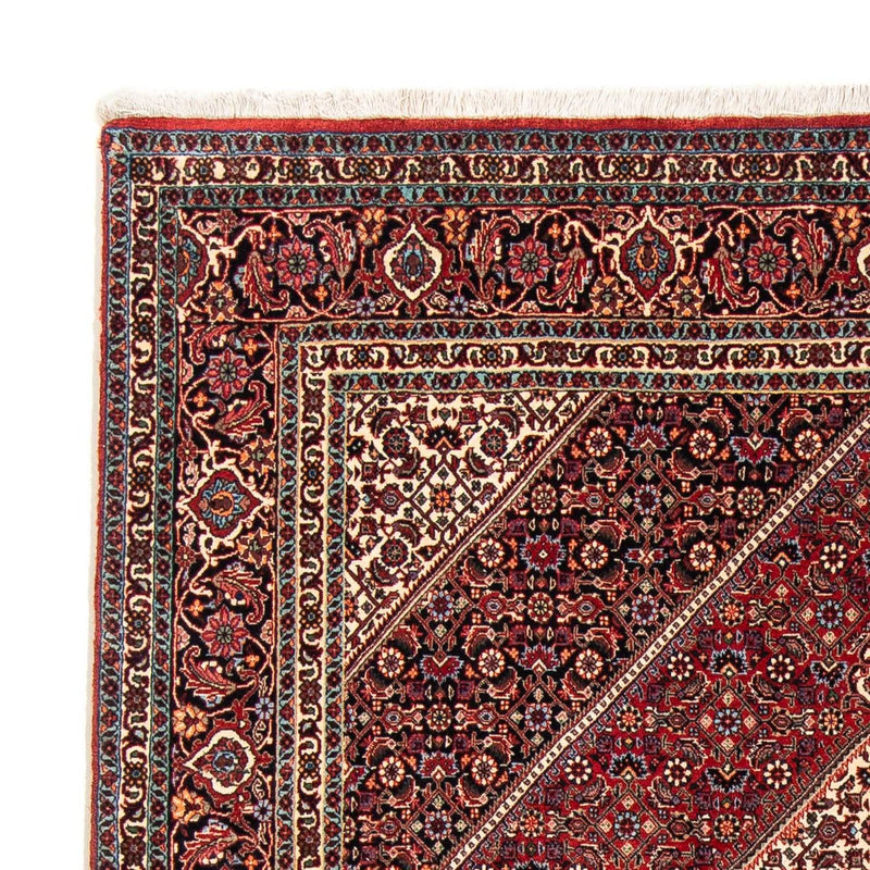 Tapis persan - Bidjar - 237 x 173 cm - rouge foncé