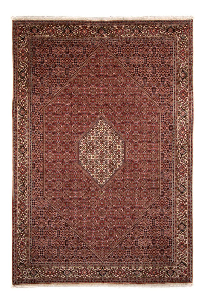 Tapis persan - Bidjar - 358 x 250 cm - rouge foncé