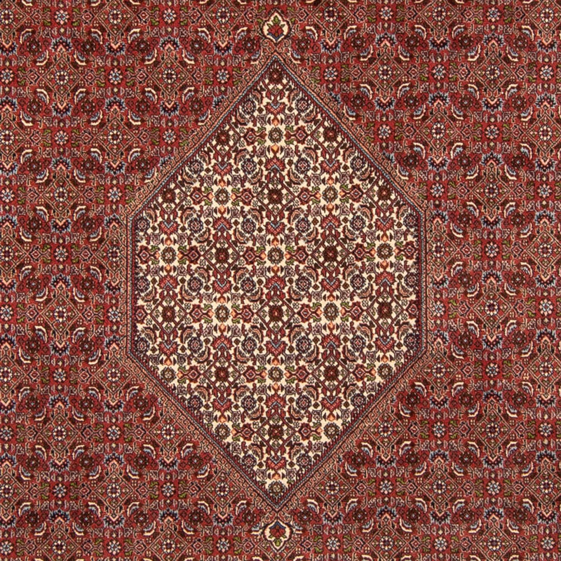 Tapis persan - Bidjar - 358 x 250 cm - rouge foncé