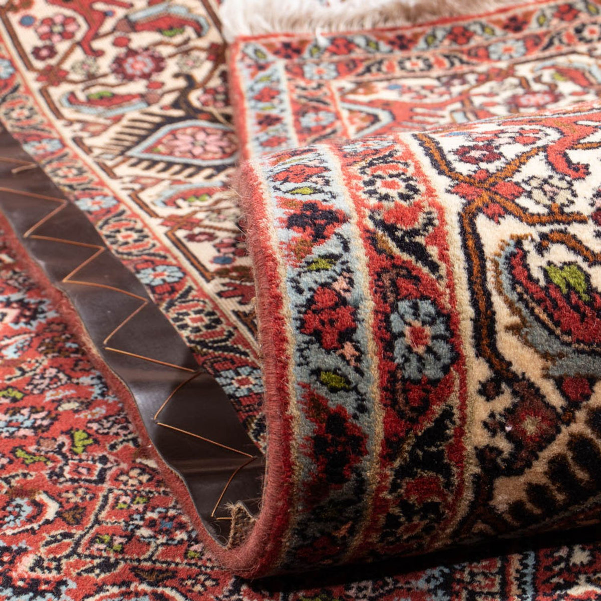 Tapis persan - Bidjar - 358 x 250 cm - rouge foncé