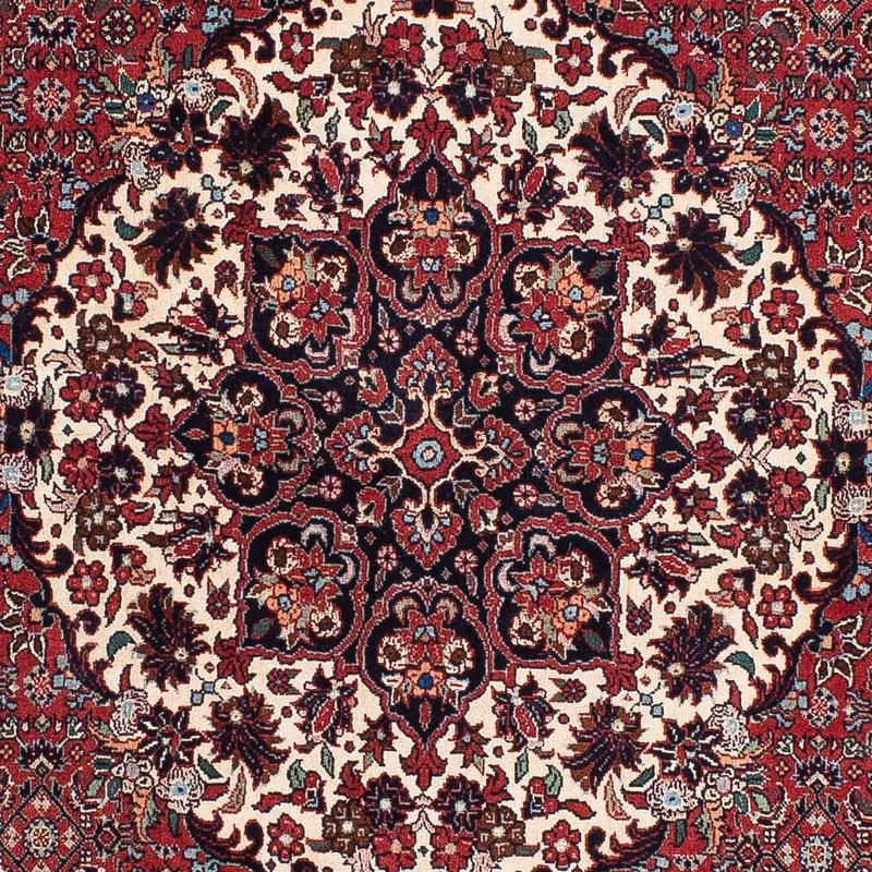 Tapis de couloir Tapis persan - Bidjar - 194 x 100 cm - rouge foncé