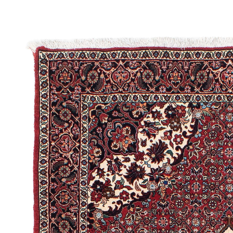 Tapis de couloir Tapis persan - Bidjar - 194 x 100 cm - rouge foncé