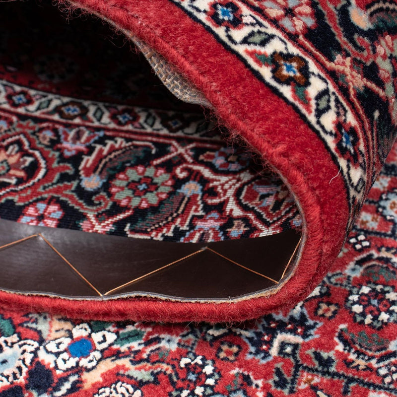 Tapis de couloir Tapis persan - Bidjar - 194 x 100 cm - rouge foncé