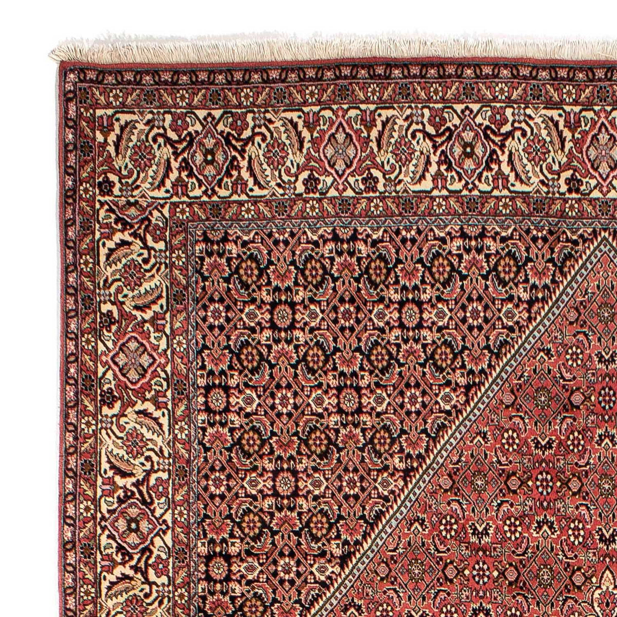 Tapis persan - Bidjar - 293 x 205 cm - rouge clair