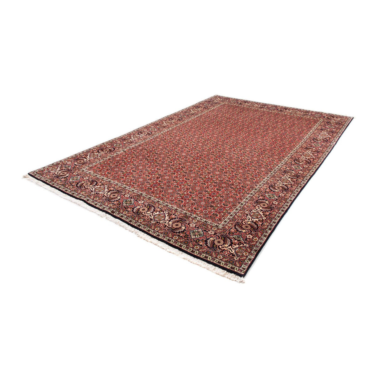Tapis persan - Bidjar - 310 x 196 cm - rouge foncé