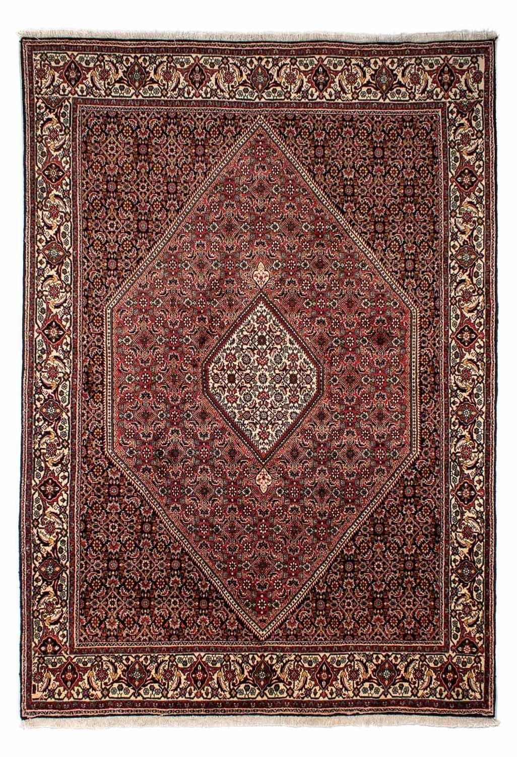 Tapis persan - Bidjar - 292 x 200 cm - rouge foncé