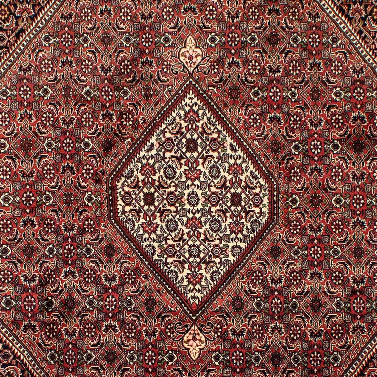 Tapis persan - Bidjar - 292 x 200 cm - rouge foncé