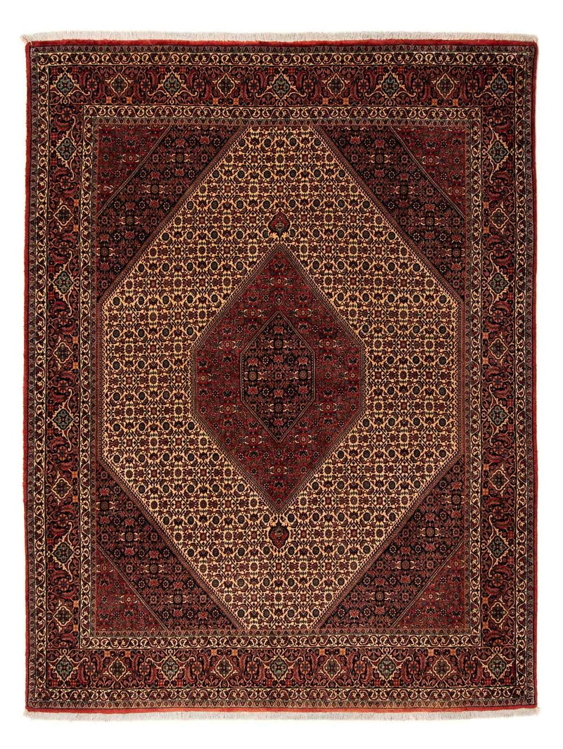 Tapis persan - Bidjar - 250 x 200 cm - rouge foncé