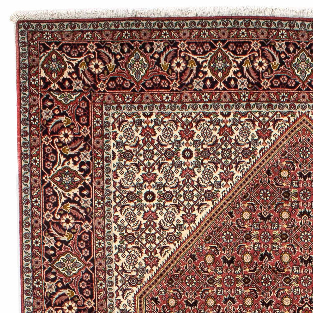 Tapis persan - Bidjar - 304 x 198 cm - rouge clair
