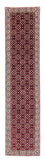Tapis de couloir Tapis persan - Bidjar - 334 x 77 cm - rouge foncé