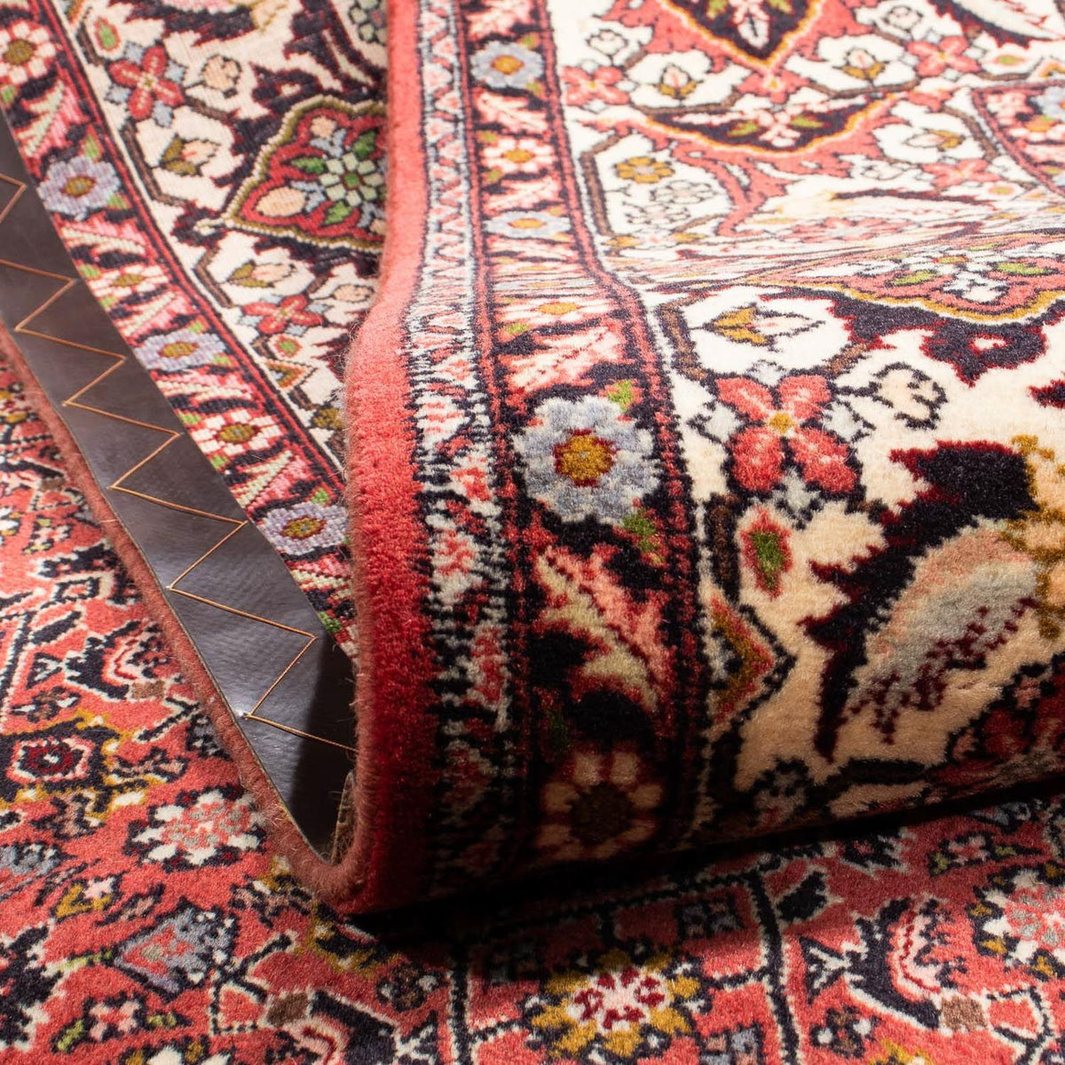 Tapis persan - Bidjar - 293 x 206 cm - rouge foncé