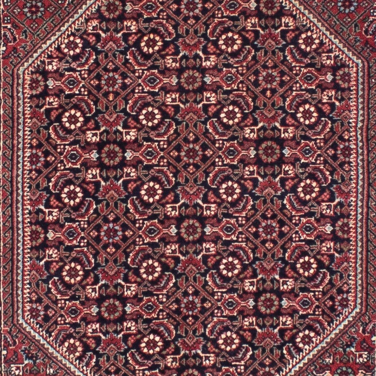 Tapis de couloir Tapis persan - Bidjar - 315 x 78 cm - rouge