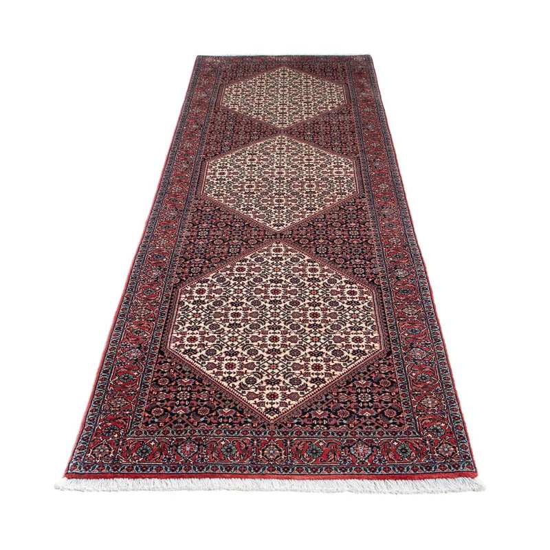 Tapis de couloir Tapis persan - Bidjar - 300 x 85 cm - beige