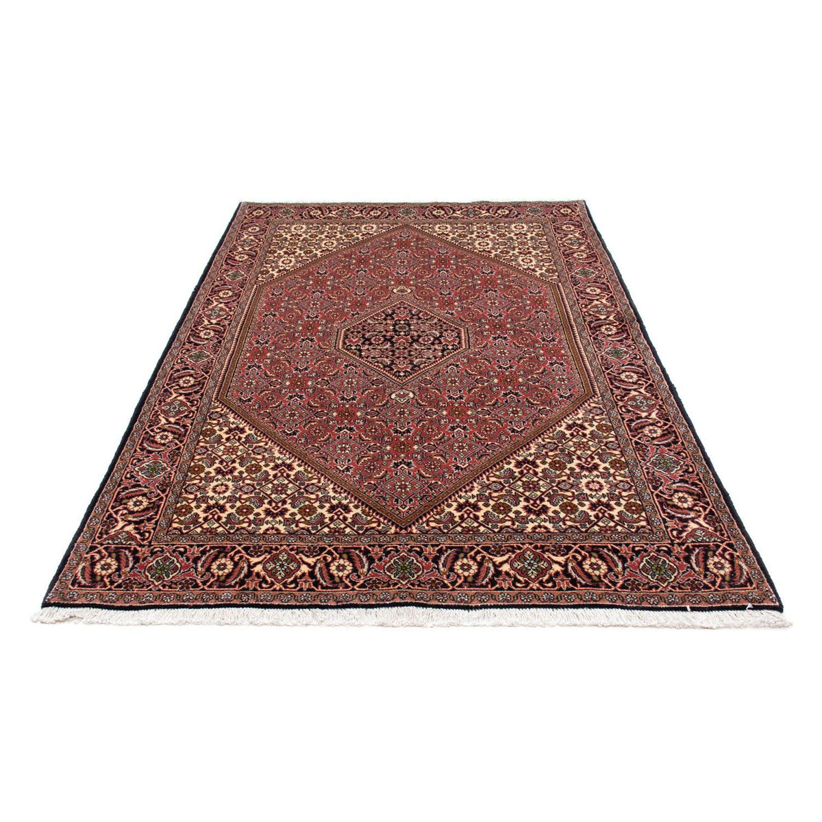 Tapis persan - Bidjar - 228 x 142 cm - rouge