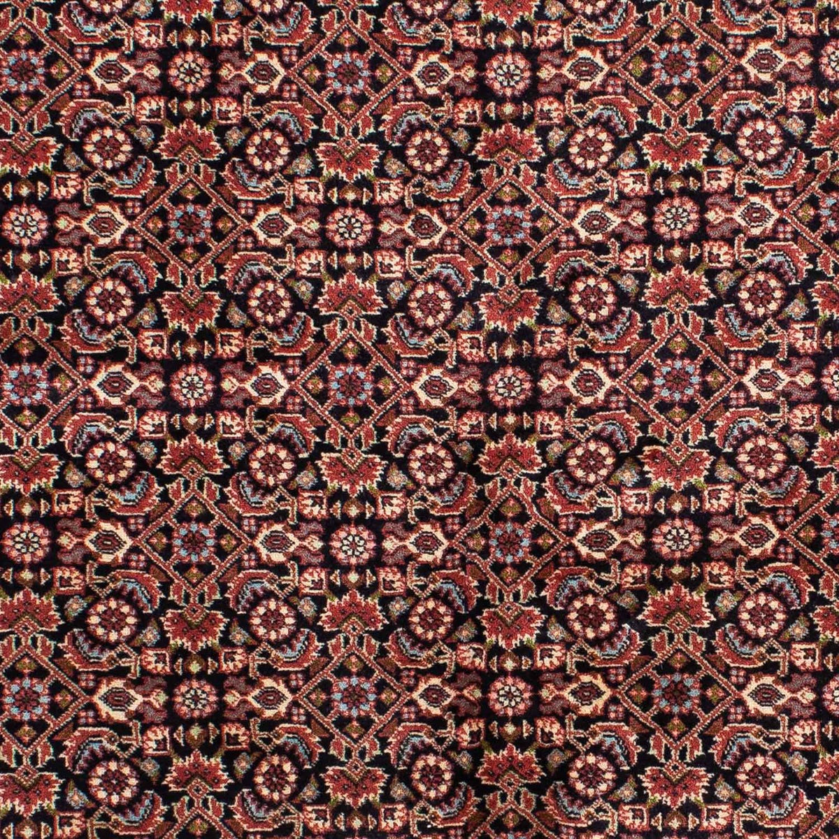 Tapis persan - Bidjar - 213 x 141 cm - marron foncé