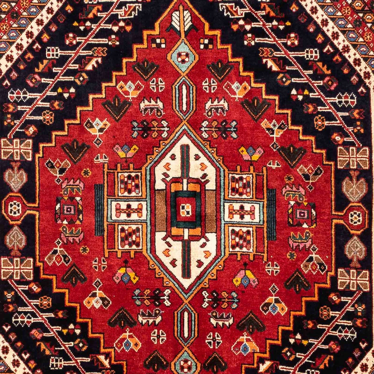 Tapis persan - Nomadic - 268 x 170 cm - bleu foncé