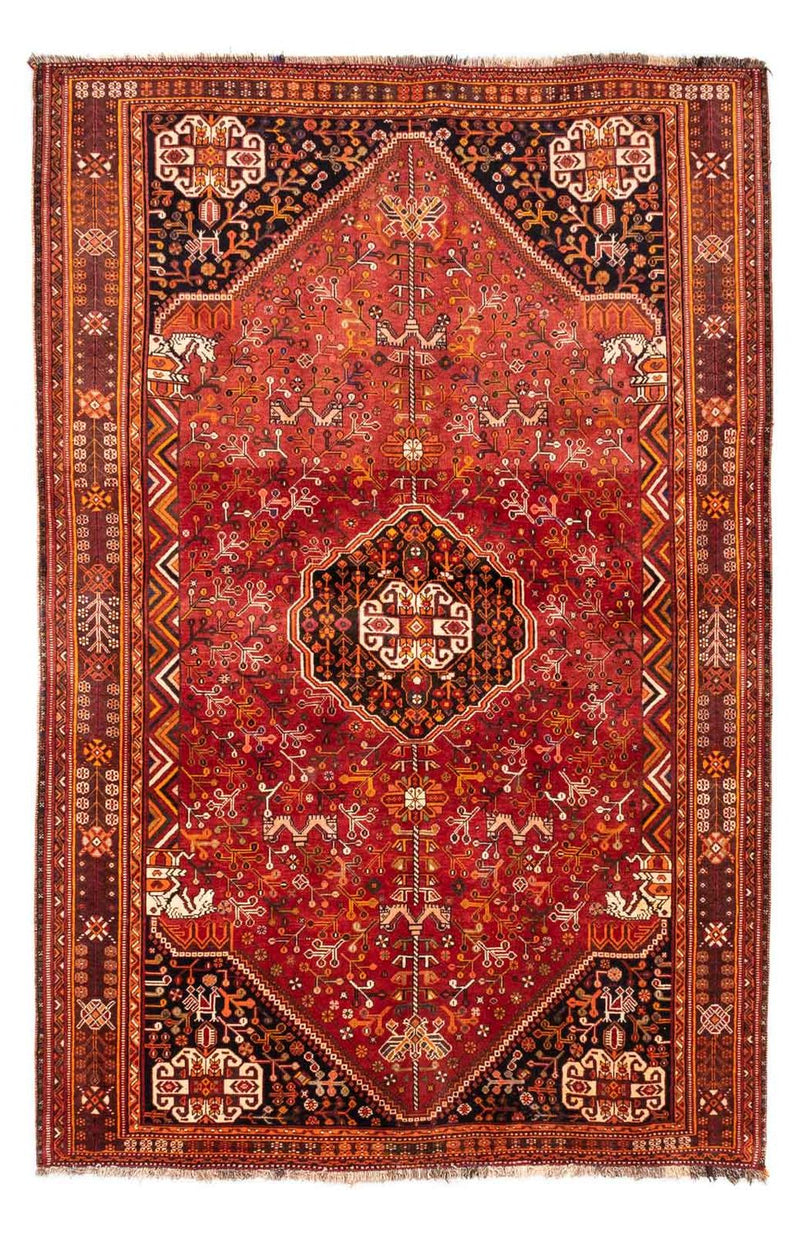 Tapis persan - Nomadic - 255 x 162 cm - rouge