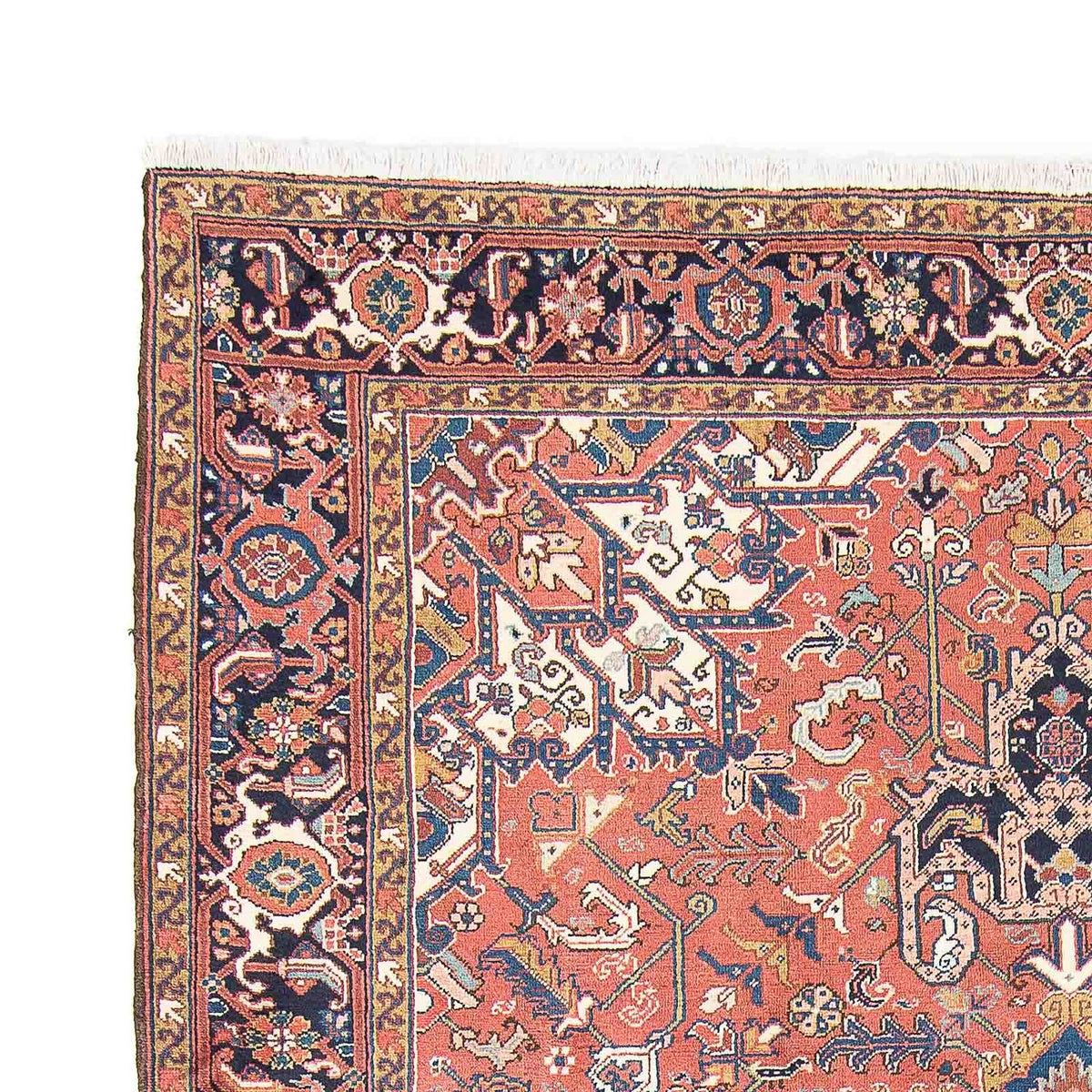 Tapis persan - Nomadic - 326 x 234 cm - rouge clair