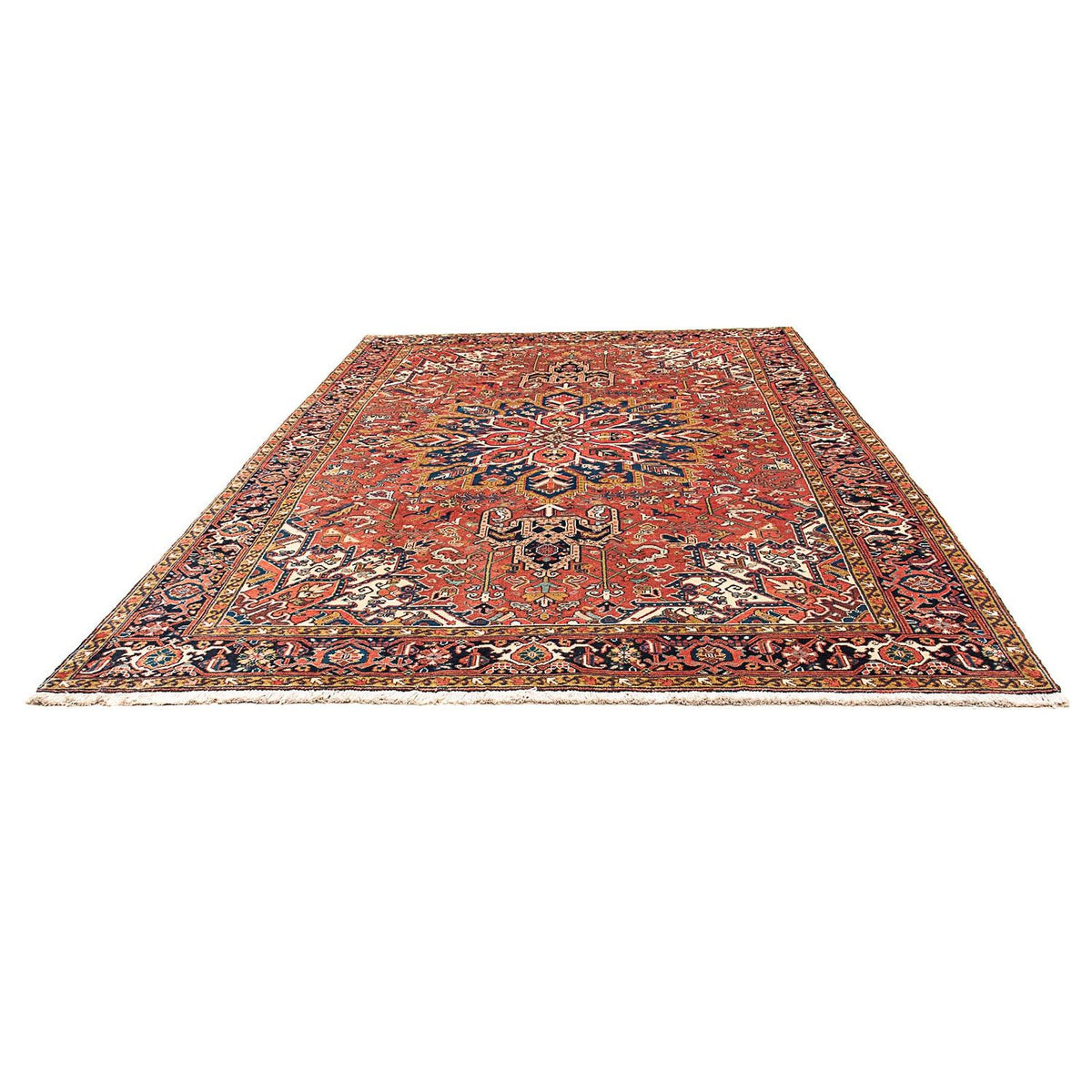 Tapis persan - Nomadic - 326 x 234 cm - rouge clair