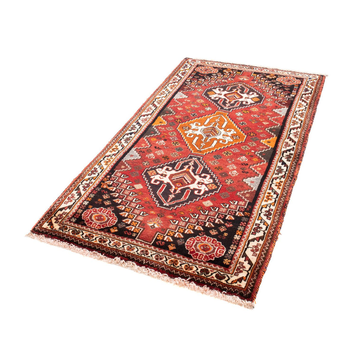 Tapis persan - Nomadic - 165 x 92 cm - rouge