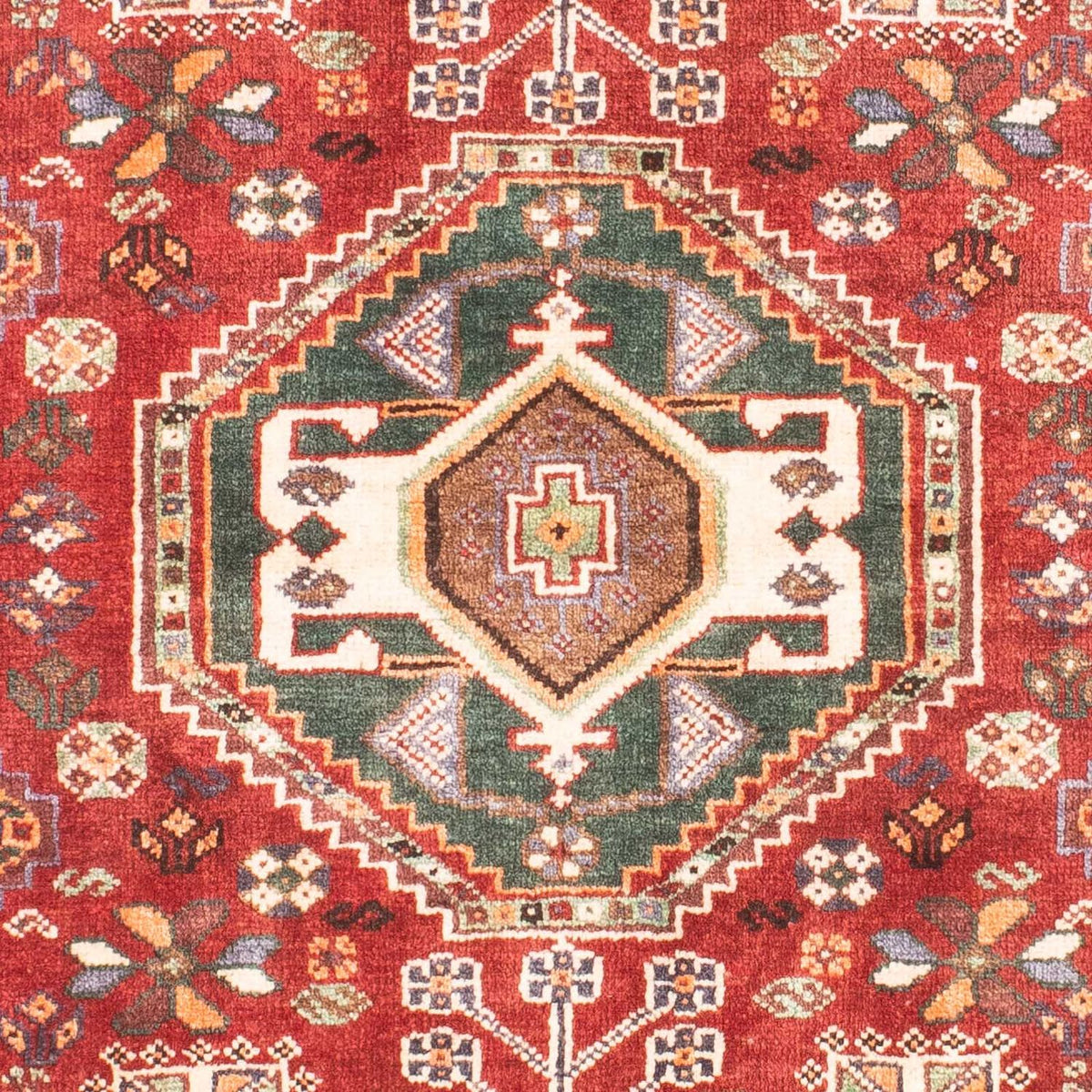 Tapis persan - Nomadic - 152 x 103 cm - rouge foncé