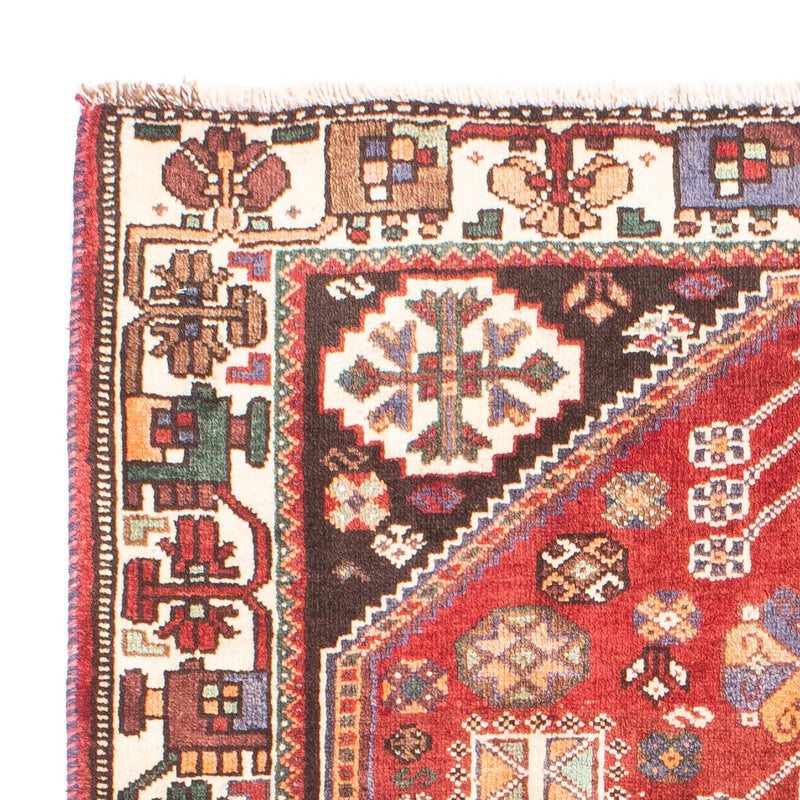 Tapis persan - Nomadic - 152 x 103 cm - rouge foncé