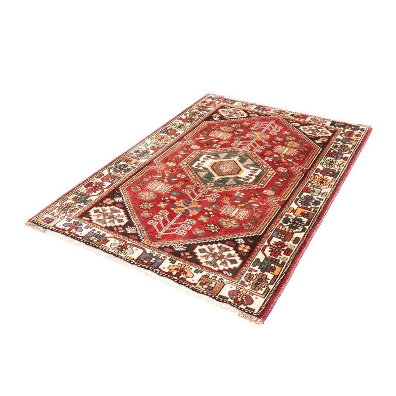 Tapis persan - Nomadic - 152 x 103 cm - rouge foncé