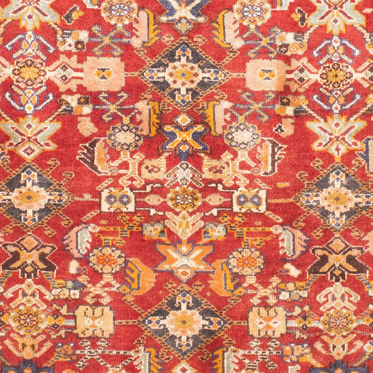 Tapis persan - Nomadic - 149 x 105 cm - rouge foncé