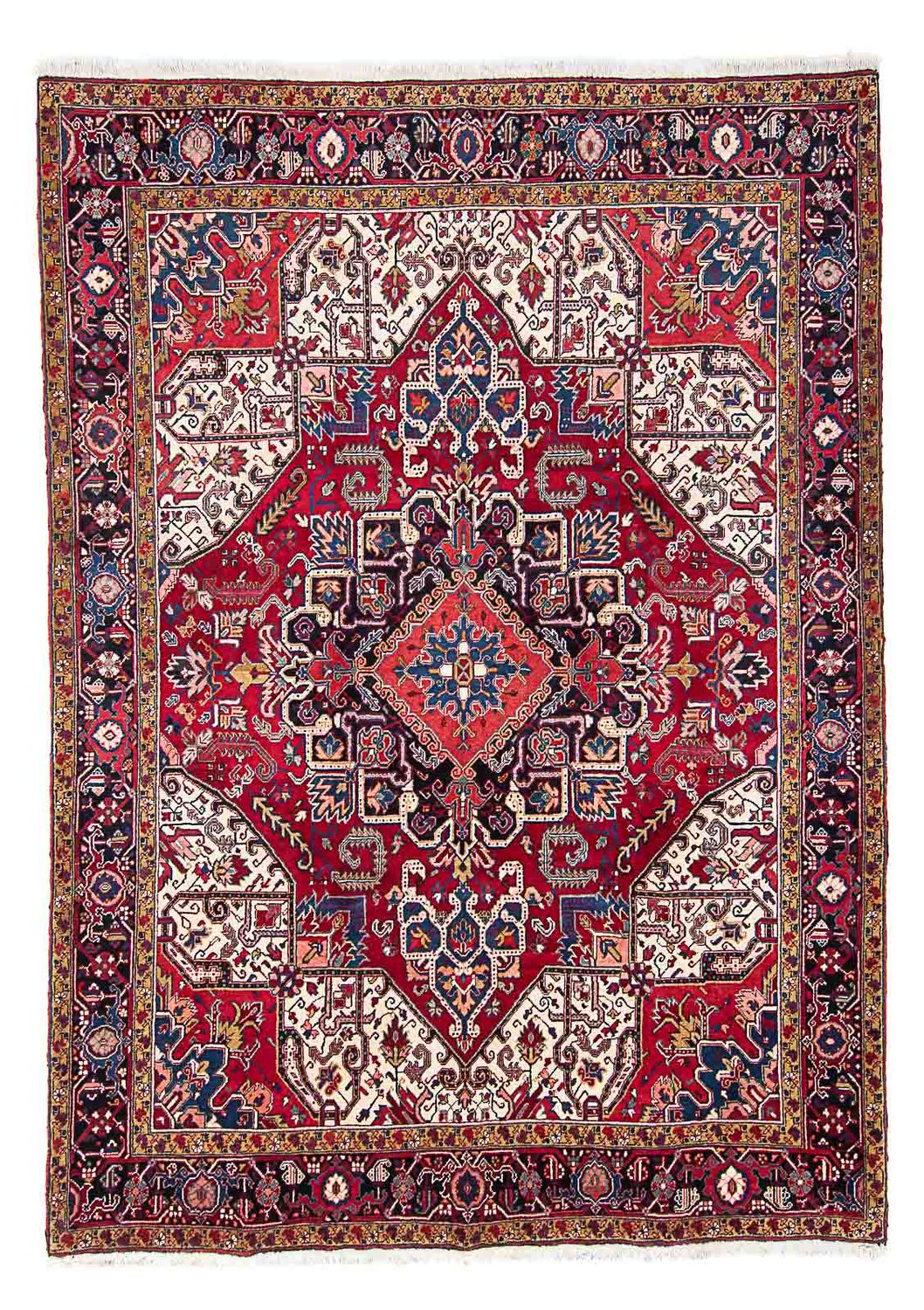 Tapis persan - Nomadic - 340 x 260 cm - rouge